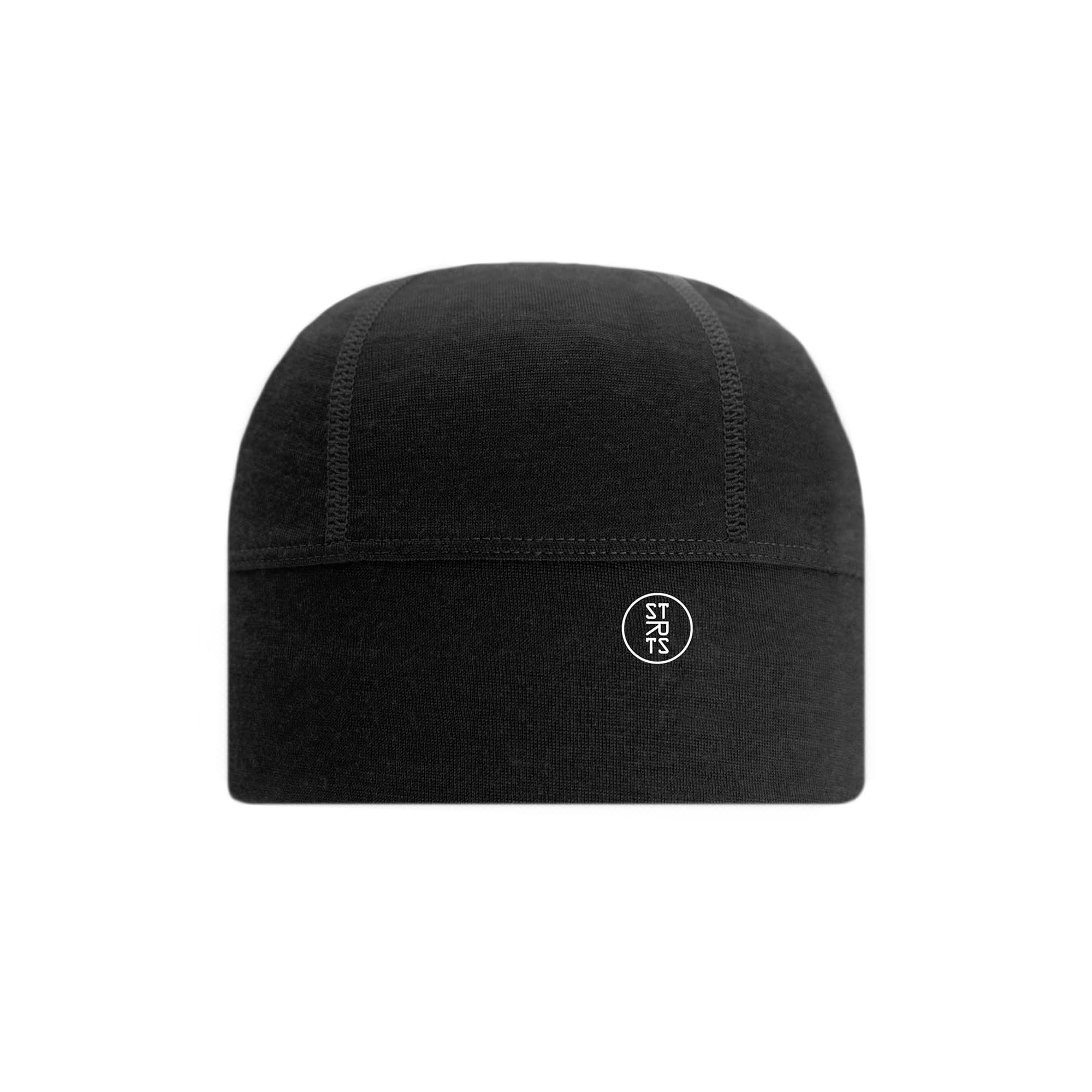 UnderHelmetHat STRATUS 100%Merino Black